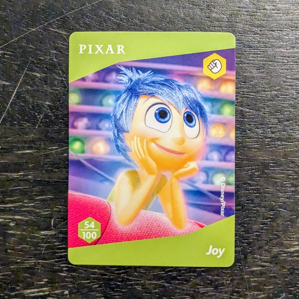 Official Disney 100 Anniversary Collectible Card JOY